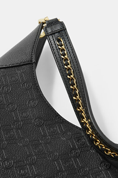 BLACK MONOGRAM BAG 5