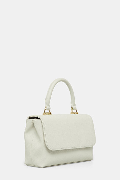 CREAM MONOGRAM BAG 4