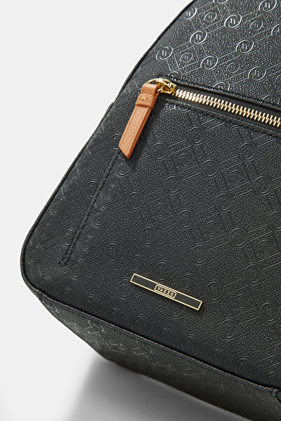 TAN MONOGRAM BAG 4