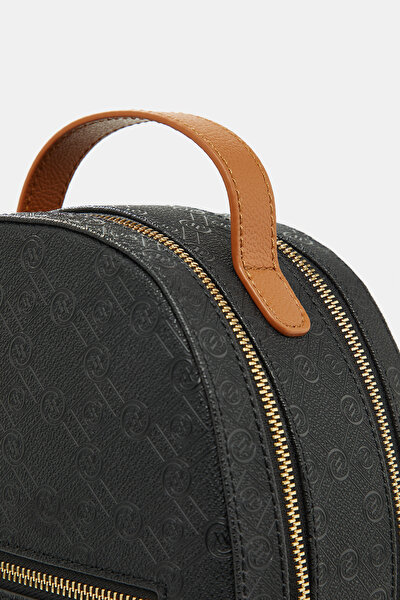 TAN MONOGRAM BAG 5