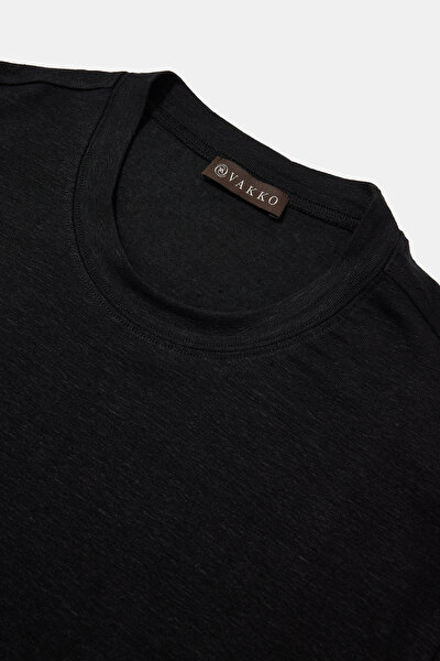 O YAKALI KISA KOL KETEN T-SHIRT 3