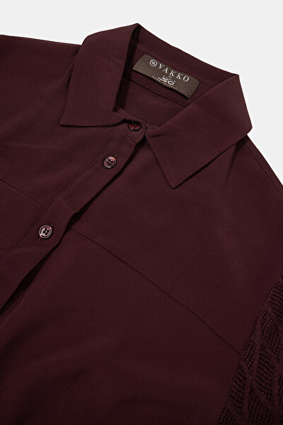 MAROON LONG SLEEVE DRESS 8