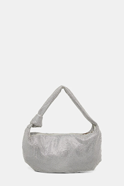 SILVER TEXTURED BAG 3