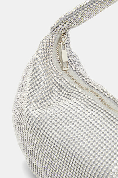 SILVER TEXTURED BAG 5