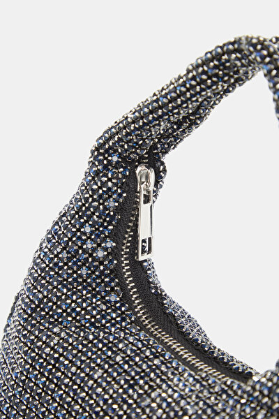 NAVY BLUE TEXTURED BAG 4