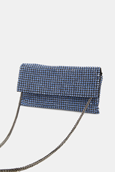 NAVY BLUE TEXTURED BAG 5