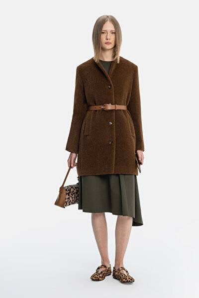 BROWN REEFER JACKET 4