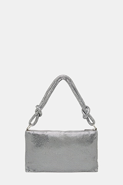 SILVER TEXTURED BAG 3