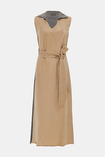 GREY SLEEVELESS DRESS 5