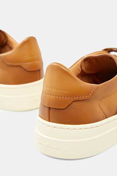 DARK BEIGE LEATHER SHOES 5