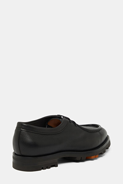 BLACK LEATHER SHOE 3