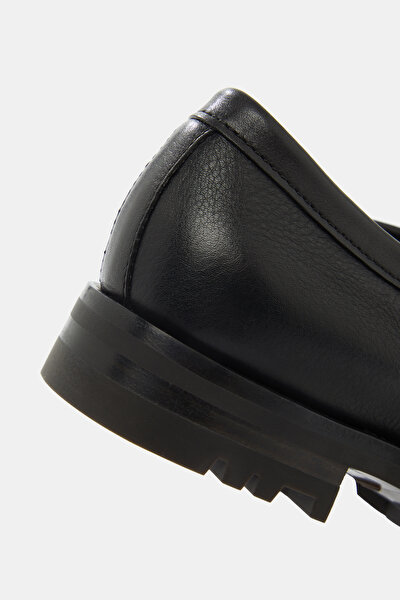 BLACK LEATHER SHOE 4