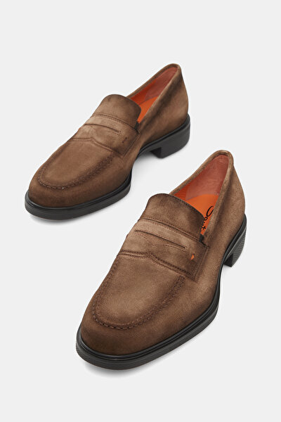 BROWN LEATHER SHOE 4