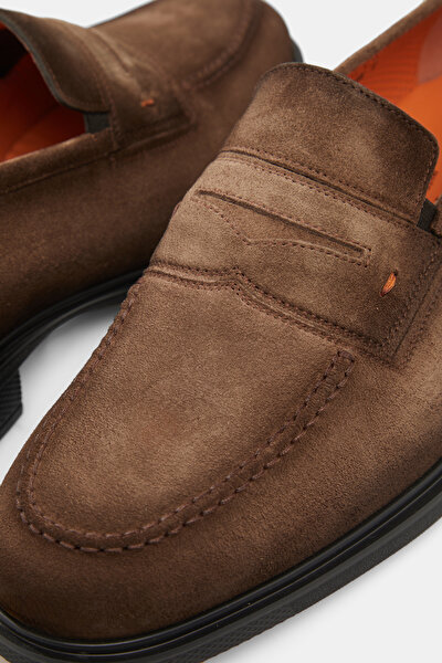 BROWN LEATHER SHOE 5