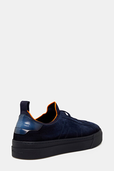 NAVY BLUE LEATHER SHOES 3