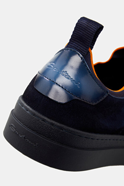 NAVY BLUE LEATHER SHOES 4