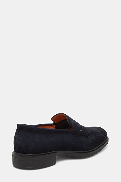 NAVY BLUE LEATHER SHOE 3