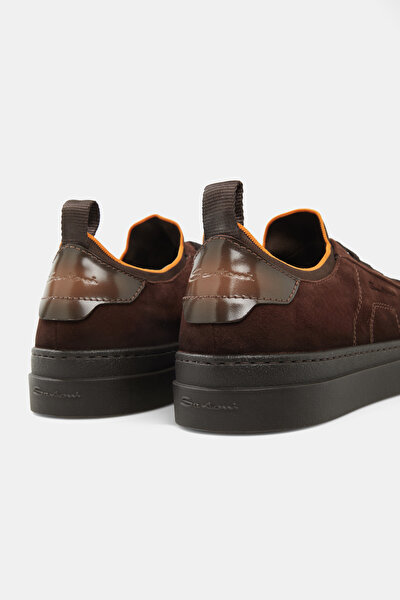 DARK BROWN LEATHER SHOES 4