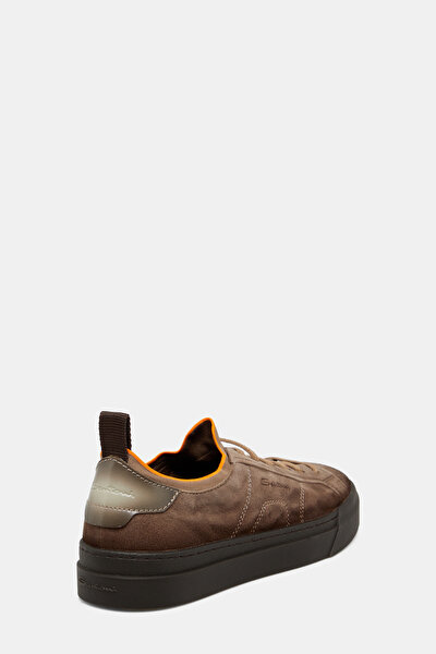 DARK BEIGE LEATHER SHOES 3