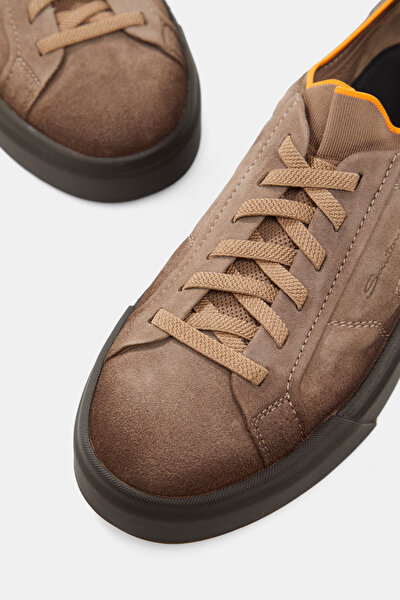 DARK BEIGE LEATHER SHOES 4
