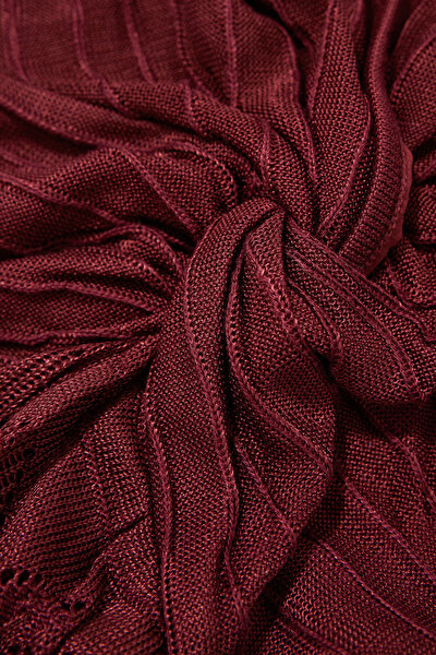 MAROON LONG SLEEVE DRESS 9