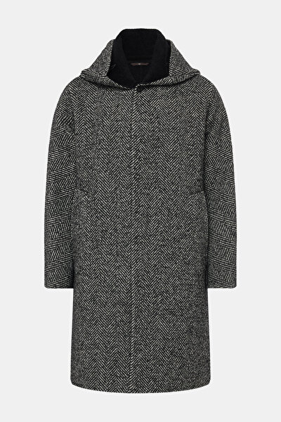 GREY HERRINGBONE ALPACA WOOL TOPCOAT 4