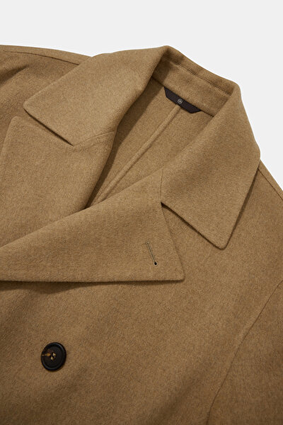CAMEL WOOL/CASHMERE TOPCOAT 8