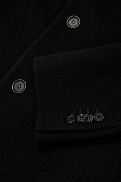 BLACK WOOL/CASHMERE TOPCOAT 10