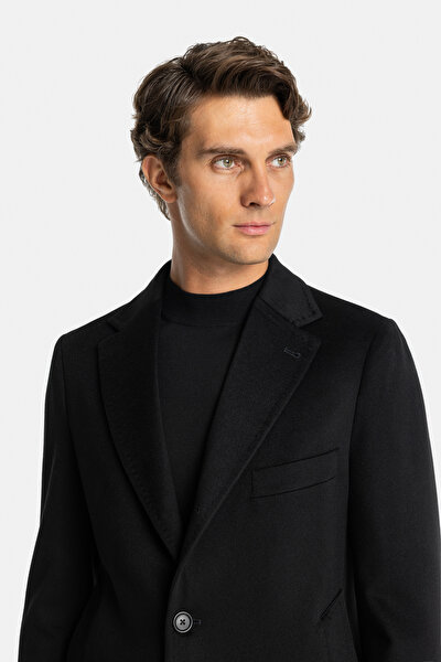 BLACK WOOL/CASHMERE TOPCOAT 5