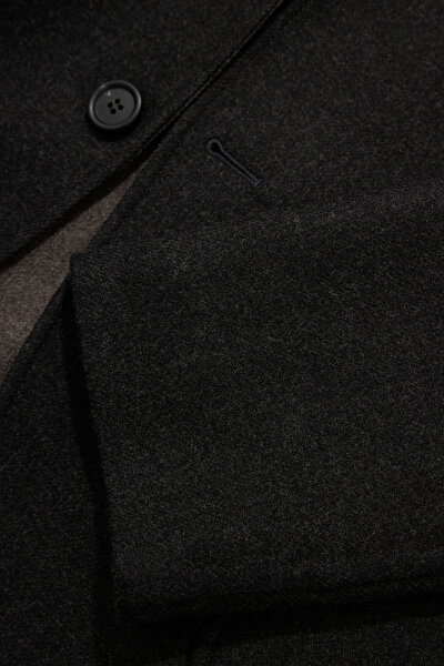 SMOKED UPRIGHT COLLAR JACKET 4