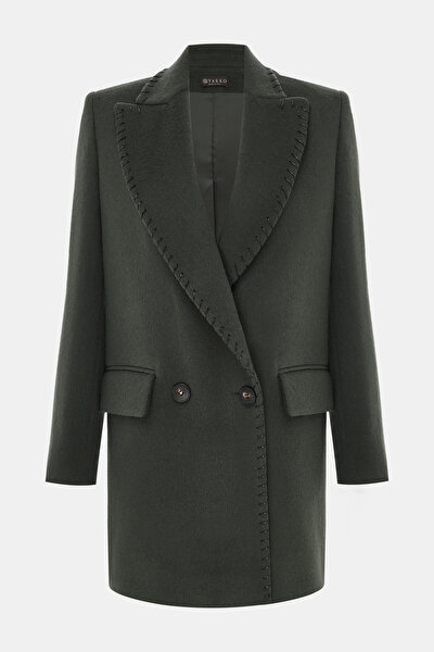 GREEN REEFER JACKET 4