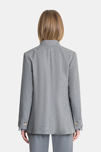MULTICOLOR MANDARIN COLLAR JACKET 3