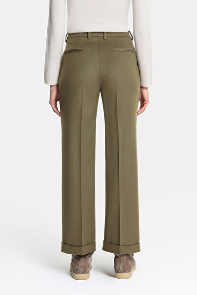 GREEN WIDE LEG TROUSERS 3