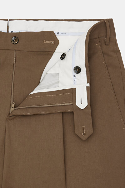 DARK CAMEL TROUSERS 5
