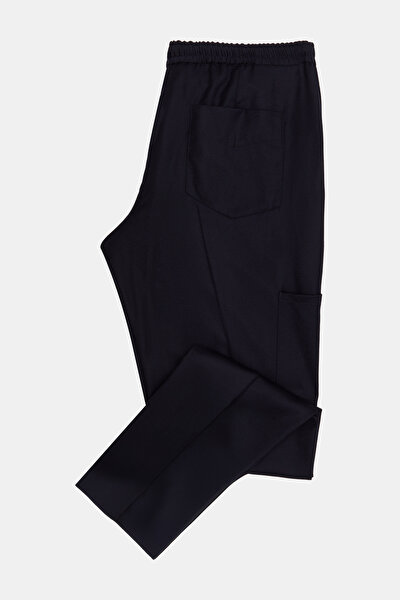 PİLESİZ, YÜN İPEK FLANEL PANTOLON 8