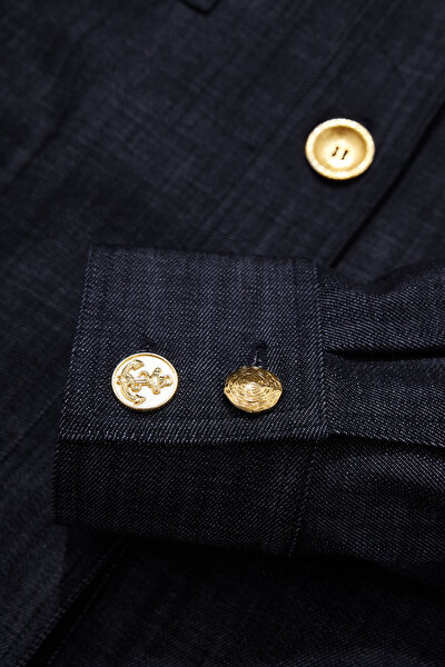 DARK NAVY BLUE LONG SLEEVE SHIRT 10