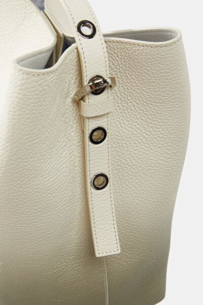 KHAKI LEATHER BAG 5