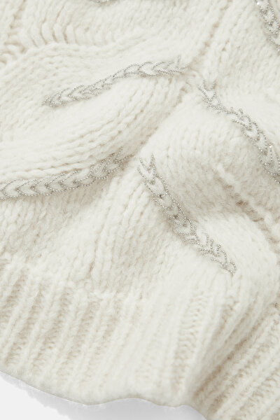 SILVER UPRIGHT COLLAR TRICOT 10