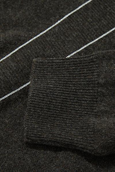 BROWN BASIC / ROUND NECKLINE TRICOT 8