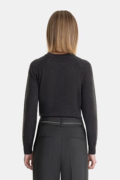 BROWN BASIC / ROUND NECKLINE TRICOT 3