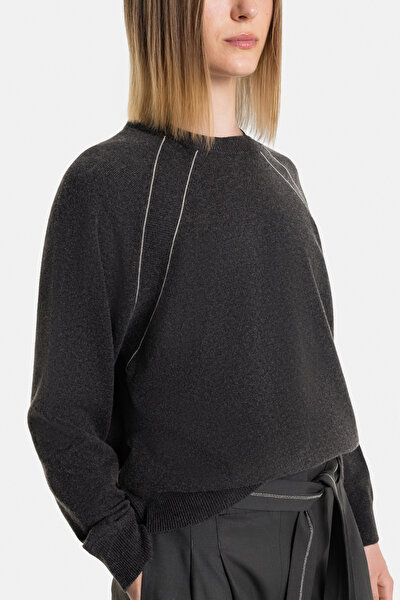BROWN BASIC / ROUND NECKLINE TRICOT 4