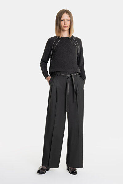BROWN BASIC / ROUND NECKLINE TRICOT 5