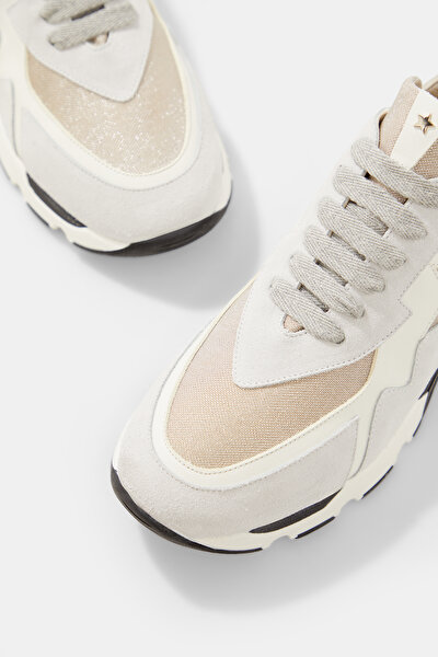 GREY SUEDE SNEAKER KADIN 4