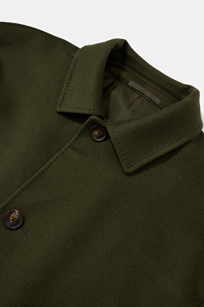 DARK GREEN CASHMERE TOPCOAT 8