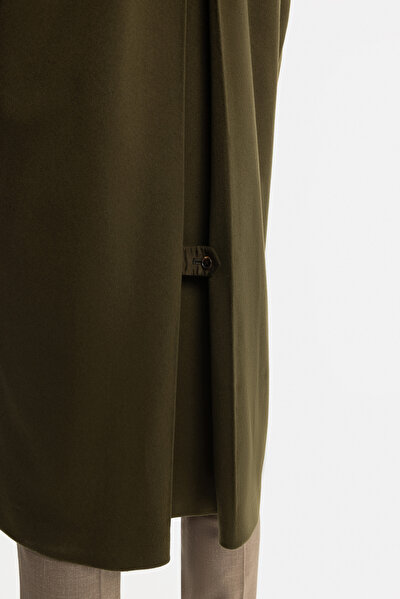 DARK GREEN CASHMERE TOPCOAT 5