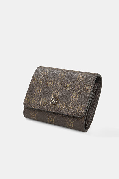 BEIGE MONOGRAM WALLET 4