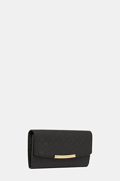 BLACK MONOGRAM WALLET 3