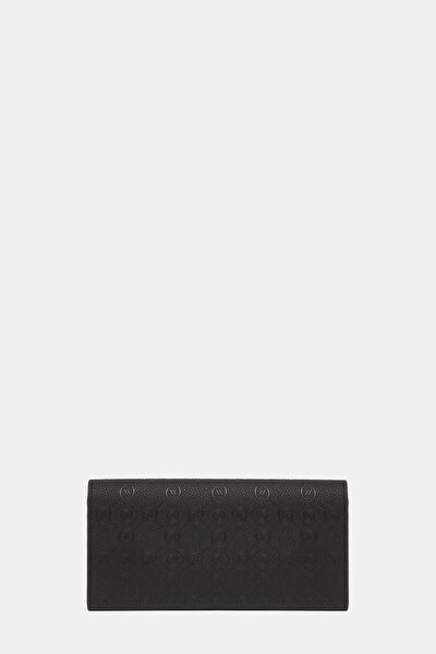 BLACK MONOGRAM WALLET 4