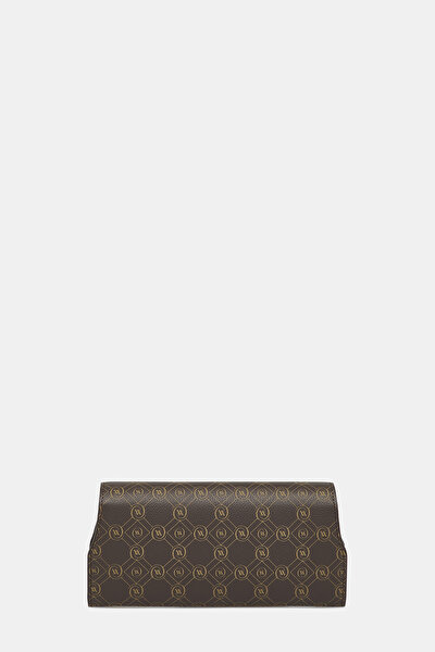BEIGE MONOGRAM LEATHER WALLET 4