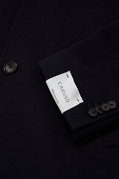 NAVY BLUE WOOL TOPCOAT 4